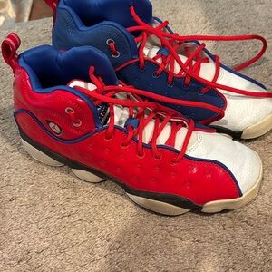 Kids' Red and Blue Sneakers size Y7